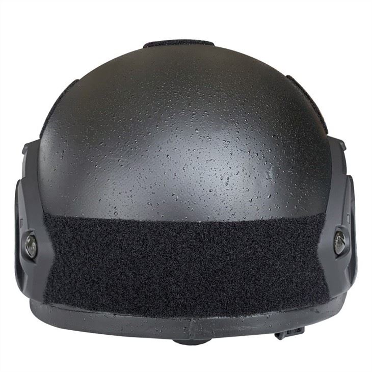 PE Granular Sense Military Bullet Proof Helmet With Accessory Rail Connectors