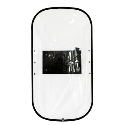 Polikarbonatni ščit proti nemirom v francoskem slogu